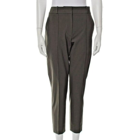 Veronica Beard Wool Blend Pants – Size M – Green – Straight Leg – Mid-Rise Fit - Picture 1 of 9